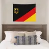 Wandtapijten op maat Duitse vlag tapijt hippie kamer decor wapenschild Duitsland muur opknoping voor slaapzaal woondecoratie