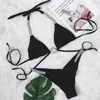 Kadın Mayo Para Praia Floral Kadın Mayo 2024 Lüks Bandage Rhinestone Bikini Kadınlar Tanga Push Up set Mayo Takım