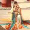 Bühnenkleidung 2024 Dunhuang Hanfu Weiblicher Tanz Han-Elemente Tianzhu Prinzessin Westliche Regionen Chinesisches Traditionelles Kostüm Exotischer Stil