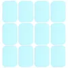 Suporte de cintura 12 PCs Adesivos de fitness Gel Pads Toner Abs Sem estimulação de estimulação Estimulador de substituição