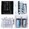 6 in 1 draagbare microdermabrasie water zuurstof h2o2 kleine bubbels hydrofacials machine