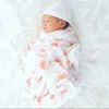 Koce Bamboo Fibre Supersoft Muzu Muzu odbierające Baby Colint Rakon Ręcznik Swaddle Wrap Akcesoria