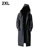 Racing Jackets Black Raincoat EVA Men Long Enlarged Brim Mens Rain Jacket Waterproof And Lightweight Packable For Outdoor