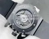 42 mm męski zegarek Chronograph Watch Watches Automatic Cal.1280 Ruch Ceeramic Case BBF Szkielet Sport Valjoux Sapphire Crystal Eta Gumowe zegarek