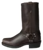 Bottes occidentales rétro pour hommes, bottes de Cowboy pour le travail à la main, légères et confortables, bottes de chevalier, chaussures pour hommes, automne et hiver, Zapatos 240118