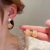 Boucles d'oreilles KAITIN dégradé cristal carré ovale pour femmes, lumière de luxe, mode argent, aiguille, vente en gros, bijoux 2024