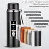 Water Bottles 316 Stainless Steel Thermal 600-1500ml Vacuum Flask LED Temperature Display Large Capacity Insulated Thermos Tea Bottle