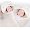 Baby Autumn Winter Thicken Soft Blanket born Envelope Stroller Wrap Sleeping Bags Footmuff Fleece Thermal Swadding 240131