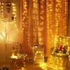 Luzes da noite 10m bola led string luz ao ar livre corrente guirlanda lâmpada lâmpada festa de fadas casa casamento jardim decoração de natal