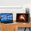 Tragbarer 10-Zoll-Monitor für Laptop, IPS 1024 x 600, USB-Kopfhörer, HD-Multimedia-Schnittstelle mit zwei Lautsprechern, externes Display