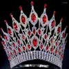 Hair Clips Miss Universe Wedding Crown Queen Rhinestone Tiara Party Stage Show Jewelry For Pageant