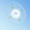 Adulto profissional raquete de badminton de carbono completo treinamento leve 5u/g4 tanto ofensiva quanto defensiva corda mão cola raquete 2 pçs 240122