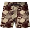 Pantaloncini da uomo Uomo Motivo a onde Stampa 3D Moda Asciugatura rapida Costume da bagno uomo Bermuda ragazzo Estate Spiaggia