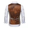 Ärmlösa män väst Retro Waistcoat Mens Coats Man Coat Man Clothes Jackets Kläder Taktisk vadderad herr Vests Golf 240202