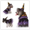 Hondenkleding Halloween-kostuum Ffantasia Grappige vermomming voor kleine honden Outfit Kerstmis Piraat Tovenaar Cosplay