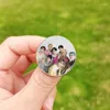 Brosches Kpop Stray Kids For Women Fans Souvenir Glass Poster Super Star Lapel Pins Ryggsäckar Decoration Bag Pin Badge