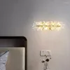 Lampade da parete Moderna LED Lampada di cristallo di lusso Bagno Sala da pranzo Luce Notte Estetica Decoracion Pared Decorazione del soggiorno