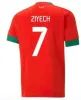 2023 2024 Maillot de football de l'équipe nationale du Maroc pour hommes 22 23 24 Concept Édition spéciale Kits pour enfants HAKIMI ZIYECH Maillot de football à domicile SAISS EL-ARABI FAJR EN-NESYRI