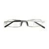 Men Reading Glasses Blue Pen Container Quality Portable HD Optical Glass Lens Frame Metal 1.0 1.5 2.0 2.5 3.0 3.5 4.0 R113 240122