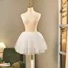 Saias Princesa Casamento Petticoat Tutu Saia para Roupa Interior Cancan Girl Dress Luxo Tulle Puffy Quinceanera Cosplay