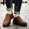 Лоферы Moccasins Brand Fashion Mens Casual Heathastry Slip на ретро -туфлях Мужские кожа кроссовки 2 57