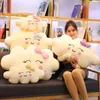 Giant Style Kawaii Cloud Pillow Soft Fylld kudde Lovey Smile Cloud Plush Toy For Child Baby Kid Girl Lovely Gift 240122