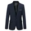 Mode Casual Hommes Blazer Coton Slim Corée Style Costume Blazer Masculino Mâle Costumes Veste Blazers Hommes Vêtements Taille M-5XL 240118