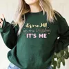 Sudaderas para mujer es yo hola soy el problema sudadera anti héroe taylor midnights inspirado ts ts álbum y2k crewneck sweashirts