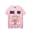 T-shirt da donna Designer T-shirt Magliette Moda Lettera Stampa Manica corta Lady T-shirt Luxurys Abbigliamento casual Top T-shirt Abbigliamento Moschino I0Ez# tigre Teddy bea