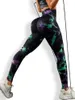 Tie Dye Seamless Leggings Women For Gym Yoga Pants Push Up Workout Sports Leggings High midje Tights Ladies Fitness Clothing 240129