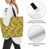 أكياس التسوق مجردة Acorn Orla Kiely Grocery Canvas Shopper Tote الكتف كبيرة القابلة للغسل حقيبة يد اسكندنافية قابلة للغسل