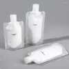 Lagringsflaskor reser kosmetisk lotionpåse påfyllbar klämma för schampo dusch