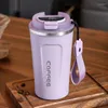 Bottiglie d'acqua Thermos Temperatura Tazza da caffè Smart Display Tazza termica Bottiglia in acciaio inossidabile Themo Travel Coppia Termos Bicchiere