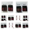Lip Gloss Liquid Lipstick Kit The Red Nude Brown Pink Edition Mini Matte 4Pcs/Set 4 X 1.9Ml Drop Delivery Health Beauty Makeup Lips Dhuiw