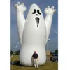 Atacado 5m 16,4 pés de altura gigante branco inflável fantasma de halloween fora ao ar livre personagem assustador soprado para decoração de festival