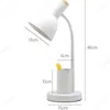 Creative Desk Lamp With Pen Holder Nordic Cute Light Neat Table Room Desks Computer Offices Baby Night Decoration Bedroom 240131