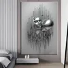 Outstanding visual effects Canvas Painting Metal figure statue Posters And Prints Wall Pictures For Living Room Home Decor 240129