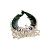 Hair Accessories Kids Headwear Lovely Hollow Out Sweet Crystal Bun Clip Crab High Ponytail Fixed Artifact Children's Crown Claw