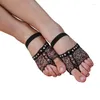 Stage Wear Belly Dancing Foot Thong Dance Socks Shoe Toe Pads Practice Ballet Shoes Accessories Professional