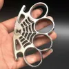 Spider Four Finger Cl Designers Tiger Ring Section Copper Travel Tool Fist WDZ8