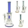 Bong/Rig/Bubbler in vetro con narghilè Altezza: 11 pollici con percloro e ciotola in vetro GB083 (4 colori)