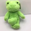 Poduszka kawaii 40 cm zielona żaba pluszowe zabawki pluszowe zwierzęta lalka dzieci dzieci dzieci dzieci chłopcy dorośli prezenty urodzinowe