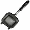 Padelle Pan Sandwich Pressa per pane antiaderente Padella Toast Grill Frittura Home Double Sided Burger Omelette Tortilla Mini