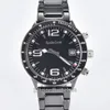 Montre homme Japon 8215 mouvement automatique cadran noir bracelet en acier montre-bracelet 39mm