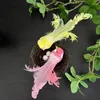 Figurine decorative 14 cm Simulazione fatta a mano Canarino Uccello Creativo Piuma Prato Figurine Ornamento Animale Giardino Prop Decorazione della stanza di casa