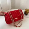 Fragrance Fashionable Shoulder Bags Women's Rhombus Small Bag Single 2024 Messenger Square Simple and designer handbag