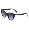 Sonnenbrille Mode Tom Cat Eye Frauen Männer 2024 Luxus Marke Designer Trendy Einfachheit Shades Für Oculos De Sol UV400