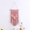 Arazzi Arazzo Boho Macrame Nordic Appeso a parete Decorazione della casa Piccolo matrimonio Agriturismo Camera dei bambini Testiera Po Puntelli Decor