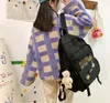 Schooltassen Collectie Modeontwerper Rugzak Dames Tas met grote capaciteit Meisjes Schattig Dubbele schouder Stevig Nylon Reizen