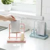 Kitchen Storage Sink Shelf Sinks Organizer Soap Sponge Holder Countertop Rag With Removable Tray